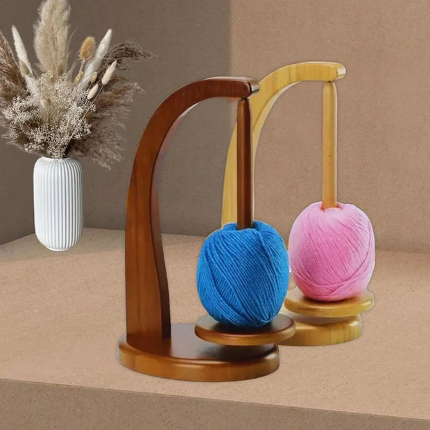 Magnetic Wooden Yarn Ball Holder