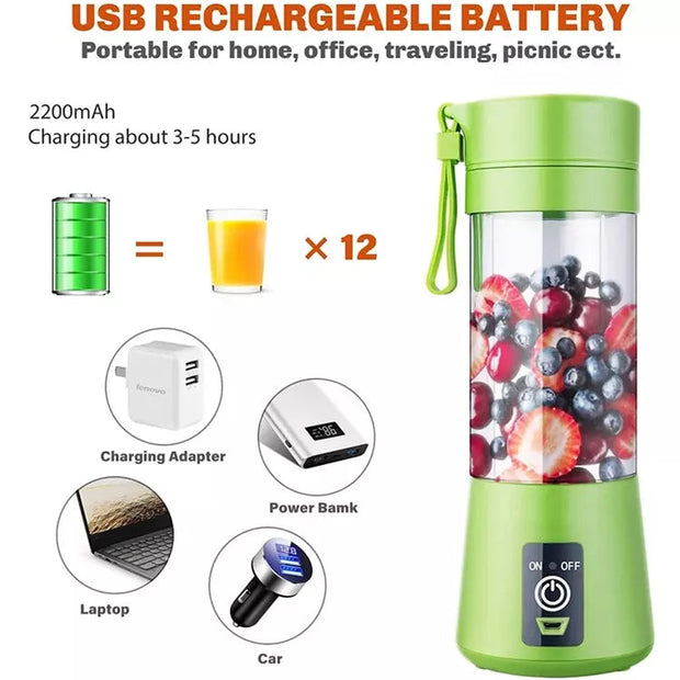 13-Ounce USB-Rechargeable Fruit Blender – Shopitsy